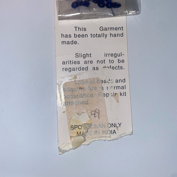 80s Vintage silk sequin gown Lawrence Kazar/ full length - Picture 9 of 9